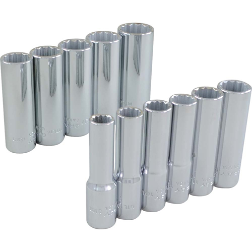 Jeu de douilles, 11 Mcx, Prise de 3/8", Profond Stor-it Systems