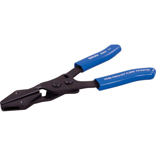 Pince de pincement de boyau, Longueur hors tout 9-1/4", Ouverture des m&acirc;choires 1-1/4" Stor-it Systems