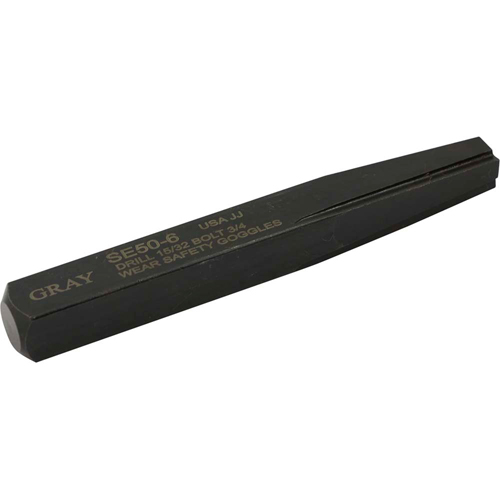 Straight Type Screw Extractor, 6, For Screw Size 3/4", Carbide Stor-it Systems