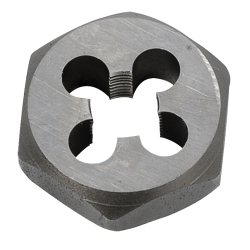 Hex Rethreading Die Nut, 1"/1-1/16" Dia., 1/8"-27 Thread, Carbon Steel/Chromium Steel Stor-it Systems
