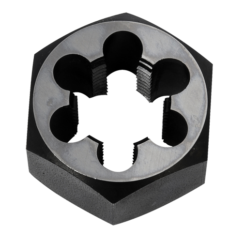 &eacute;crou &agrave; refileter hexagonale, dia. 2"/1", Filet de 3/4"-14, Acier au carbone/Acier au chrome Stor-it Systems