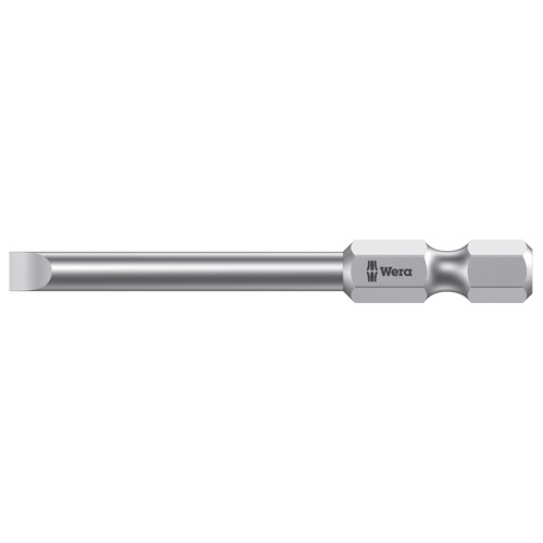 Power Screwdriver Bit, Slot, 3 mm Tip, 1/4" Drive Size, 2-3/4" Length Stor-it Systems
