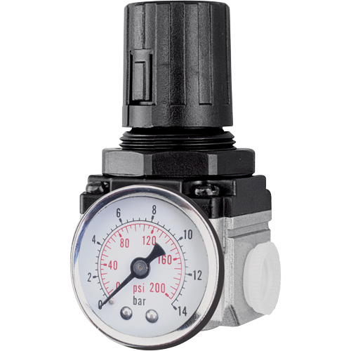 R&eacute;gulateur de d&eacute;bit d'air (manom&egrave;tre compris), 3/4" NPT, PSI max. de 220 PSI, Modulaire Stor-it Systems