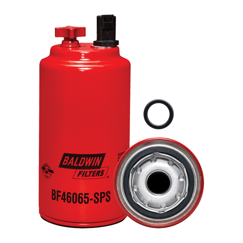 BF46065-SPS Fuel/Water Separator Spin-on with Drain, Sensor Port and Reusable Sensor Stor-it Systems