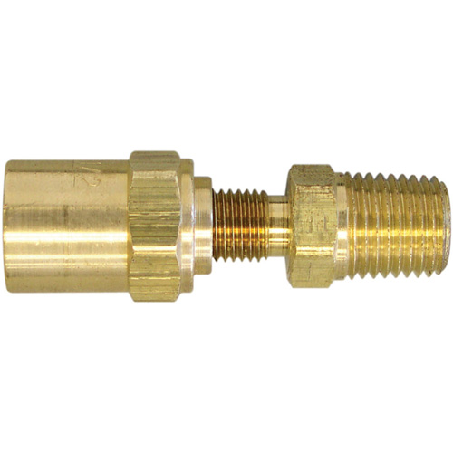 Raccord pour boyau r&eacute;utilisable filetage NPT 3/8", 11/16" dia., Laiton Stor-it Systems