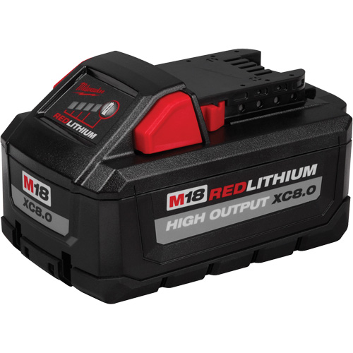 M18 Redlithium High Output XC8.0 Battery Pack, Lithium-Ion, 18 V, 8.0 Ah Stor-it Systems