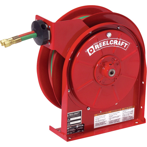 D&eacute;vidoir de tuyau &agrave; ressort pour soudage, Gaz de soudage, 1/4" x 25', Tuyau double, 200 psi Stor-it Systems