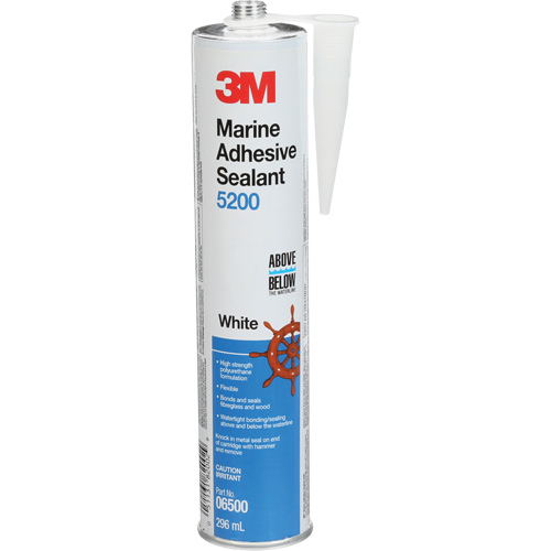 Adh&eacute;sif &eacute;tanche de calibre marin 5200, 378 ml, Blanc Stor-it Systems