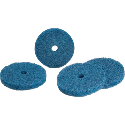 Disque abrasif de polissage HS-F Buff and Blend Standard Abrasives, 4" dia., Grain Moyen, Oxyde d'aluminium Stor-it Systems