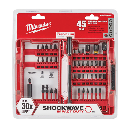 Jeu d'embouts pour cl&eacute; &agrave; chocs Shockwave Stor-it Systems