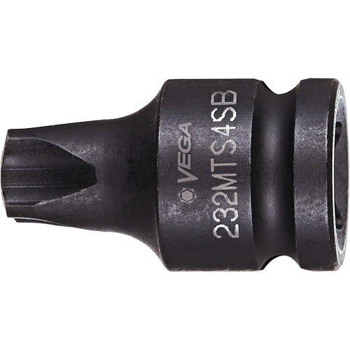 Socket Bit, Mortorq&reg; Super, 4 x 1-1/4" L, 3/8" Drive Stor-it Systems