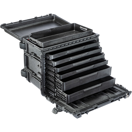Armoire &agrave; outils mobile Gen 2, 24" la, 7 tiroirs, Noir Stor-it Systems