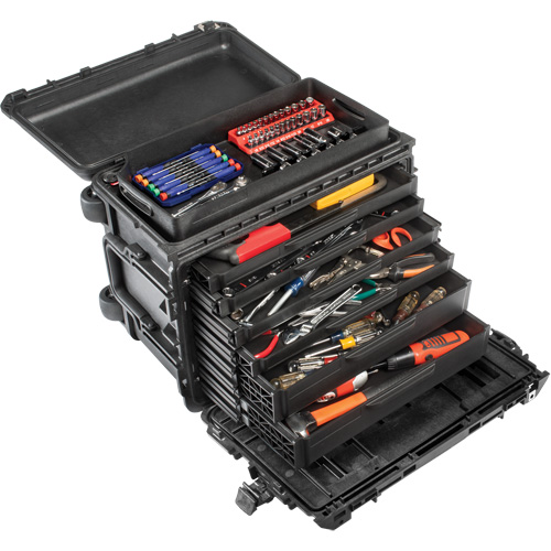 Gen 2 Mobile Tool Chest, 24" W, 6 Drawers, Black Stor-it Systems