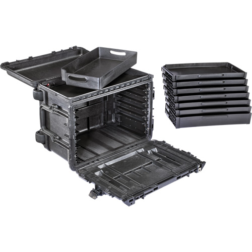 Gen 2 Mobile Tool Chest, 24" W, 6 Drawers, Black Stor-it Systems
