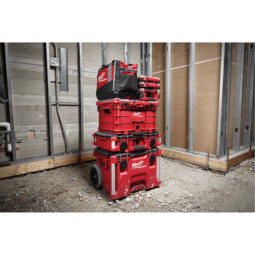 Packout Crate, 15-2/5" x 18-3/5" x 9-9/10", Red Stor-it Systems