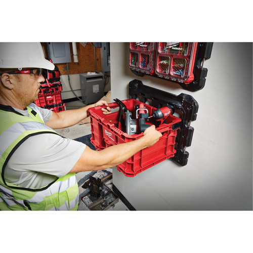 Packout Crate, 15-2/5" x 18-3/5" x 9-9/10", Red Stor-it Systems