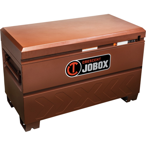 Site-Vault Chest, 30" x 20" x 19-3/4", Steel, Orange Stor-it Systems