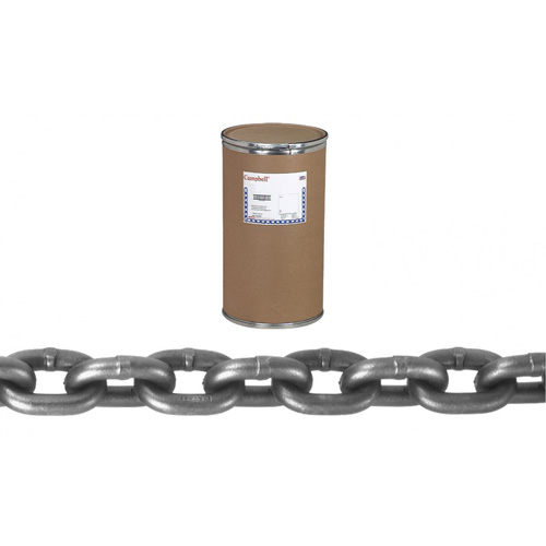 System 8 Cam-Alloy Chain, Alloy Steel, 1-1/4" x 60' (18.3 m) L, Grade 80, 72300 lbs. (36.15 tons) Load Capacity Stor-it Systems