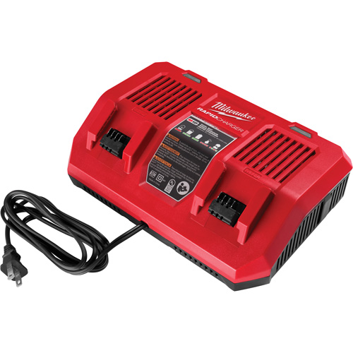 M18 Dual Bay Simultaneous Rapid Charger, 18 V, Lithium-Ion Stor-it Systems