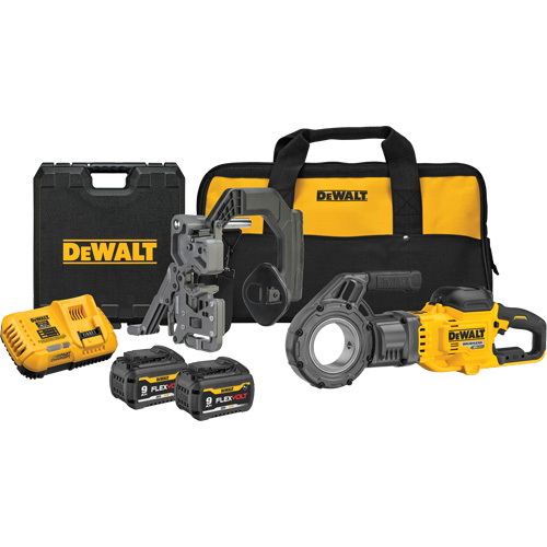Trousse de fili&egrave;re &agrave; tuyaux sans fil FlexVolt Max*, 30 tr/min, Filetage de la tige 1/2" - 2" Stor-it Systems
