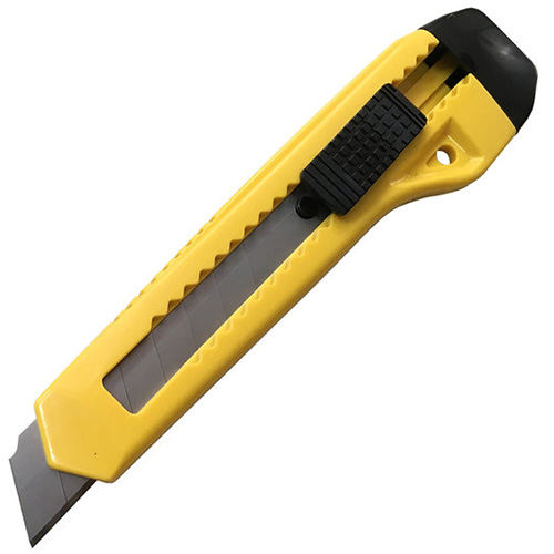 Utility Knife, 8", Carbon Steel, Heavy-Duty, Plastic Handle Stor-it Systems