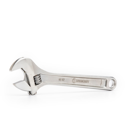 Adjustable Wrench - Boxed, 10" L, 1-5/16"/34 mm Max Width, Chrome Stor-it Systems