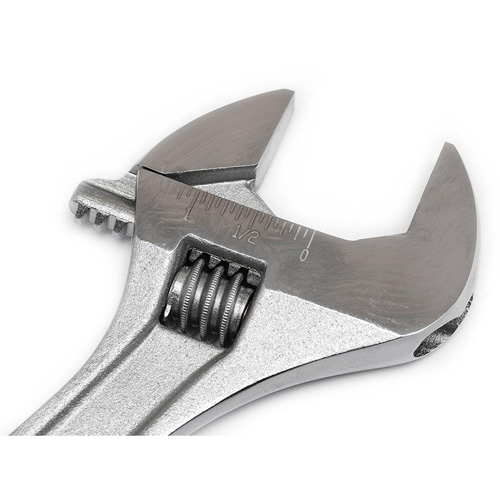Adjustable Wrench - Boxed, 10" L, 1-5/16"/34 mm Max Width, Chrome Stor-it Systems