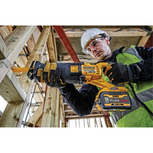 Scie alternative sans balai Max FlexVolt (outil seulement), 60 V, Lithium-ion Bloc-pile, 0-3000 coups/min Stor-it Systems
