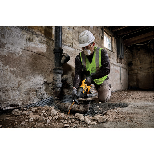 Scie alternative sans balai Max FlexVolt (outil seulement), 60 V, Lithium-ion Bloc-pile, 0-3000 coups/min Stor-it Systems