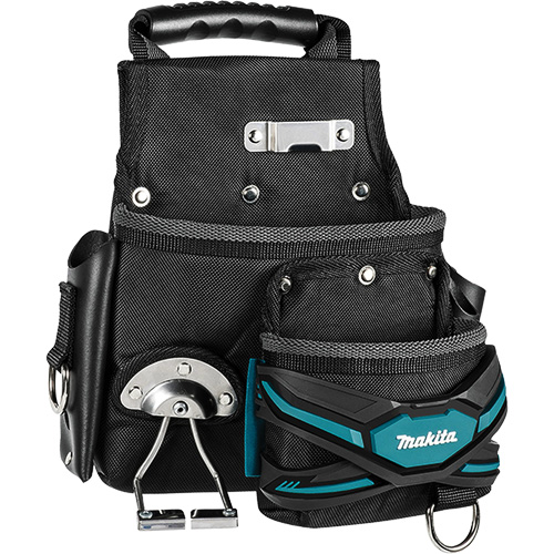 Pochette tout usage pour couvreur TH3, Porte-outil multiple, Cuir/Polyester/Polypropyl&egrave;ne, 2 Poches Stor-it Systems