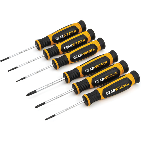 Mini Phillips&reg;/Slotted Dual Material Screwdriver Set, 6 Pcs. Stor-it Systems