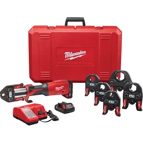 Ensemble d'outil de sertissage M18 Force Logic avec One-Key et m&acirc;choires CTS, 1/2" - 2", Motoris&eacute; Stor-it Systems