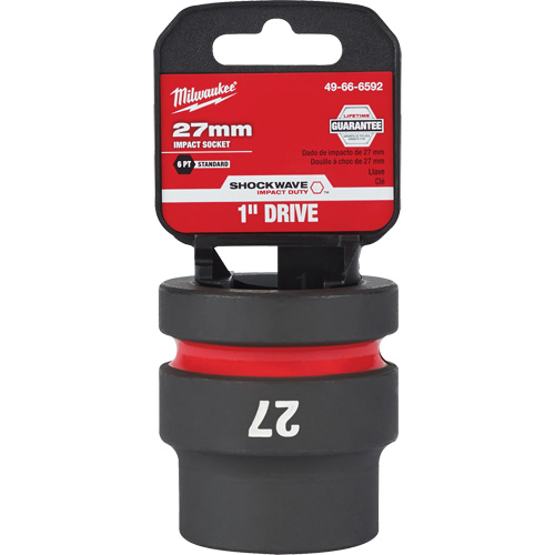 Shockwave Impact Duty Socket, Power, 27 mm, 1" Drive, 6 Points Stor-it Systems