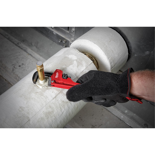 Pipe Wrench, 3/4" Jaw Capacity, 6" Long, Powder Coated Finish Stor-it Systems
