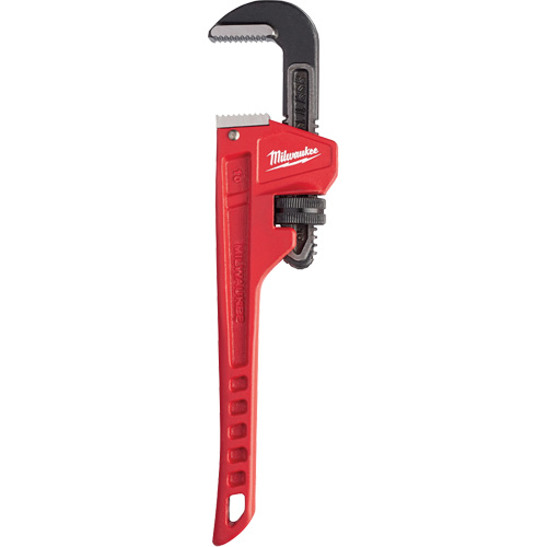 Cl&eacute; &agrave; tuyau, Cap des m&acirc;choires 1-1/2", Longueur 10", Fini Rev&ecirc;tement en poudre, Prise Ergonomique Stor-it Systems
