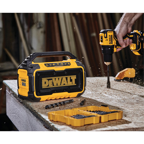 Max Jobsite Bluetooth&reg; Speaker (Tool Only), Lithium-Ion, 12 V/20 V Stor-it Systems