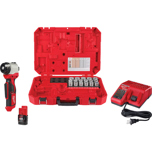Trousse de pince &agrave; d&eacute;nuder M12 avec 17 bagues en cuivre THHN/XHHW Stor-it Systems