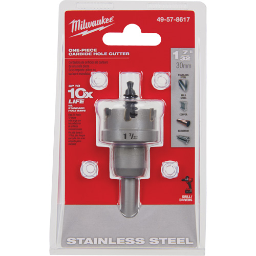 Scies-cloches au carbure monobloc, 1-7/32", Profondeur de la coupe de 3/16" Stor-it Systems