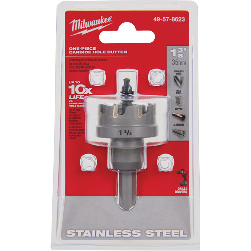Scies-cloches au carbure monobloc, 1-3/8", Profondeur de la coupe de 3/16" Stor-it Systems