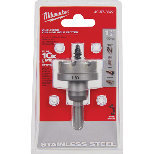 Scies-cloches au carbure monobloc, 1-1/2", Profondeur de la coupe de 3/16" Stor-it Systems