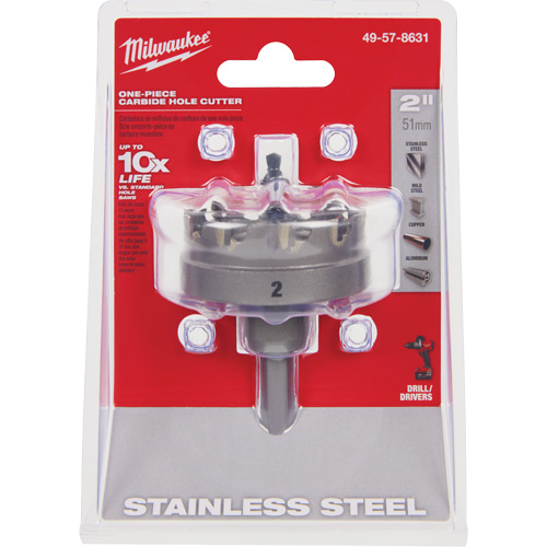 Scies-cloches au carbure monobloc, 2", Profondeur de la coupe de 3/16" Stor-it Systems