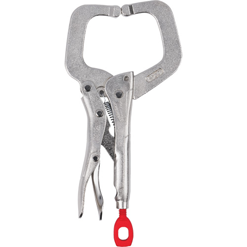 Torque Lock Locking C-Clamp with Regular Jaws, 6" (152 mm) Capacity Stor-it Systems