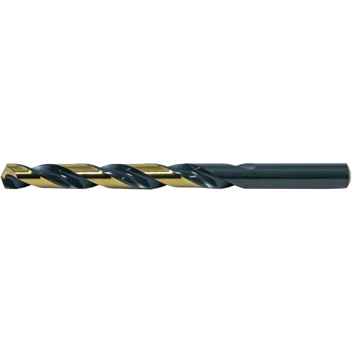 DRILLCO Heavy-Duty Jobber Drill Bit, High Speed Steel, #1, 3-7/8" L, 2-5/8" Flute, 135° Point Angle Stor-it Systems