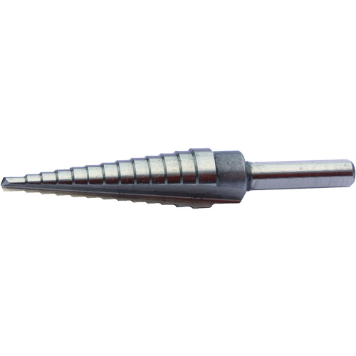 DRILLCO Multi-Step Drill Bit, 3/16" - 7/8" , High Speed Steel Stor-it Systems