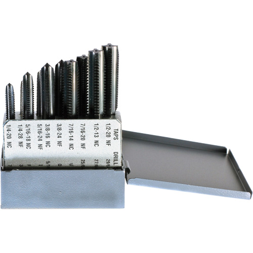 DRILLCO Tap Set, 10 Pieces Stor-it Systems