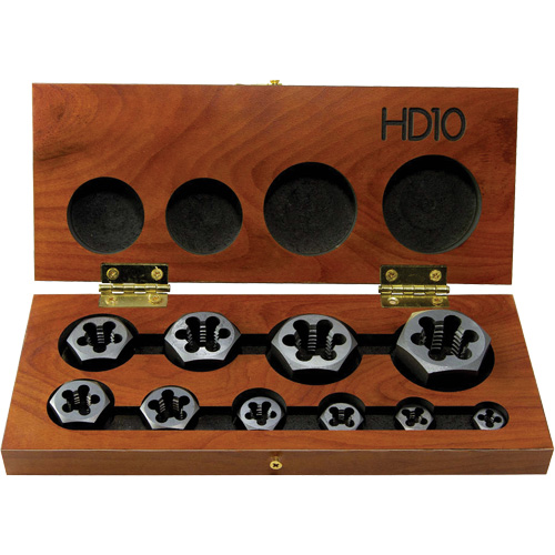 Jeu de fili&egrave;res hexagonales &agrave; fileter DRILLCO, 10 Morcea Stor-it Systems