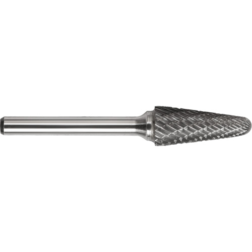 DRILLCO Single Cut Ballnose Cone Burr, SL-42L2 Stor-it Systems