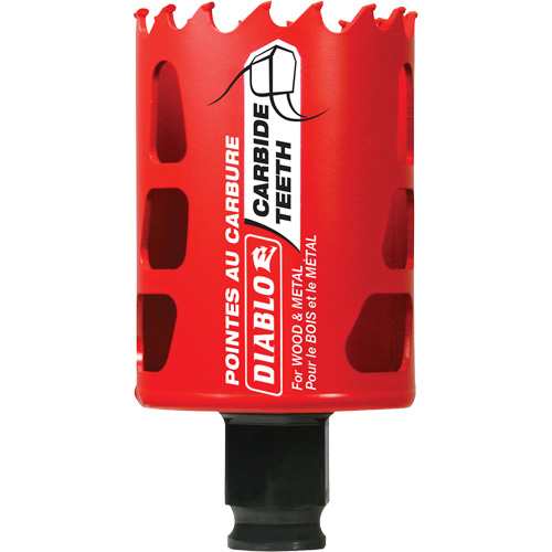 Scie cloche pour bois et m&eacute;tal, 1-7/8", Profondeur de la coupe 2-3/8", Carbure Stor-it Systems