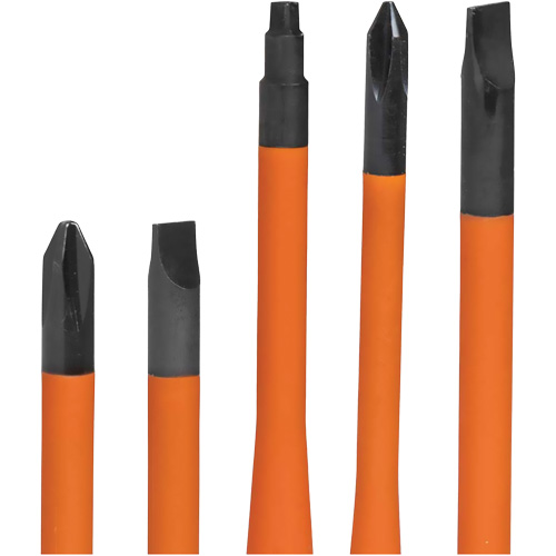 Slim-Tip Insulated Screwdriver Set, 1000 V, 6 Pcs Stor-it Systems