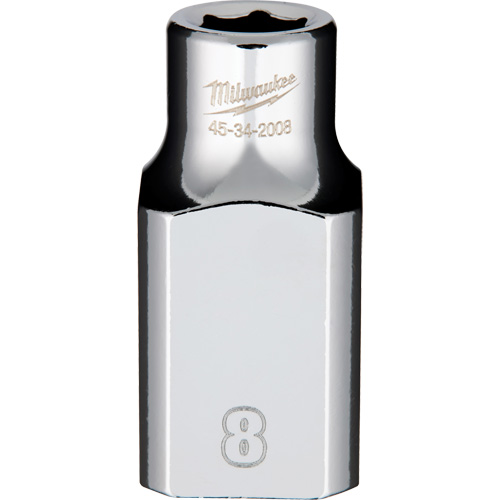 Metric Socket with Four Flat Sides, 8 mm, 1/2" Drive, 6 Points Stor-it Systems